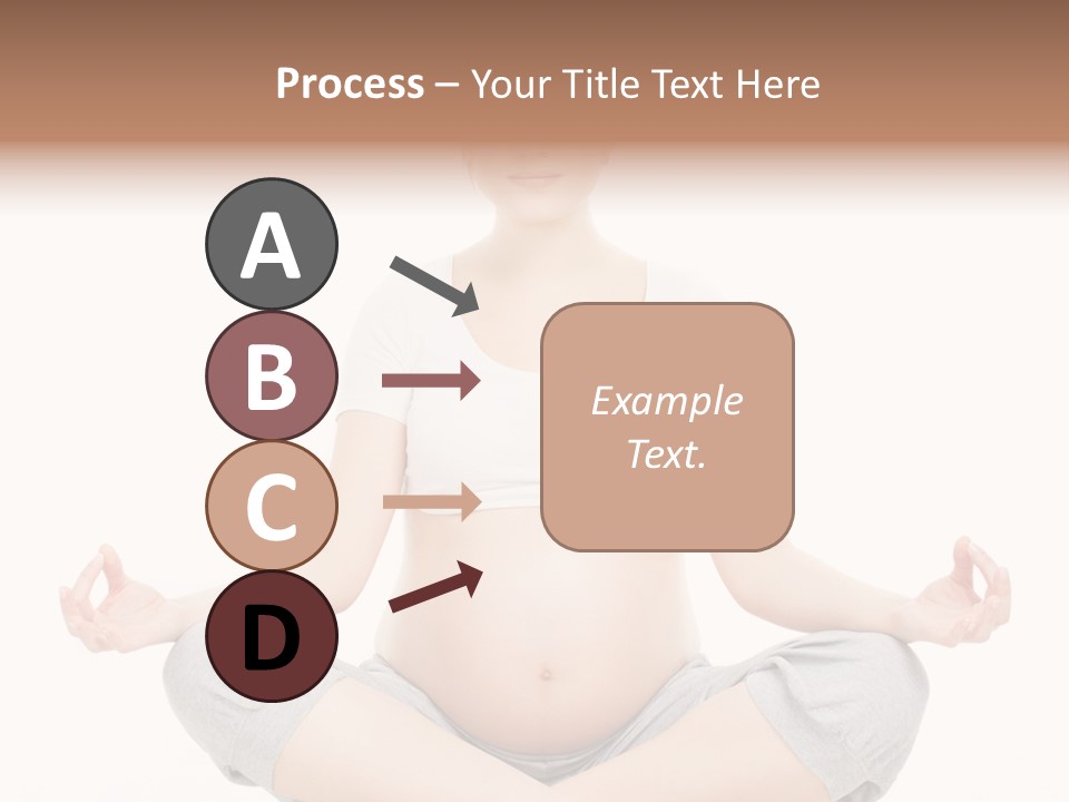 Crossed Legs Meditating Prepared PowerPoint Template