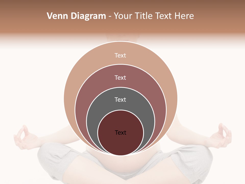 Crossed Legs Meditating Prepared PowerPoint Template