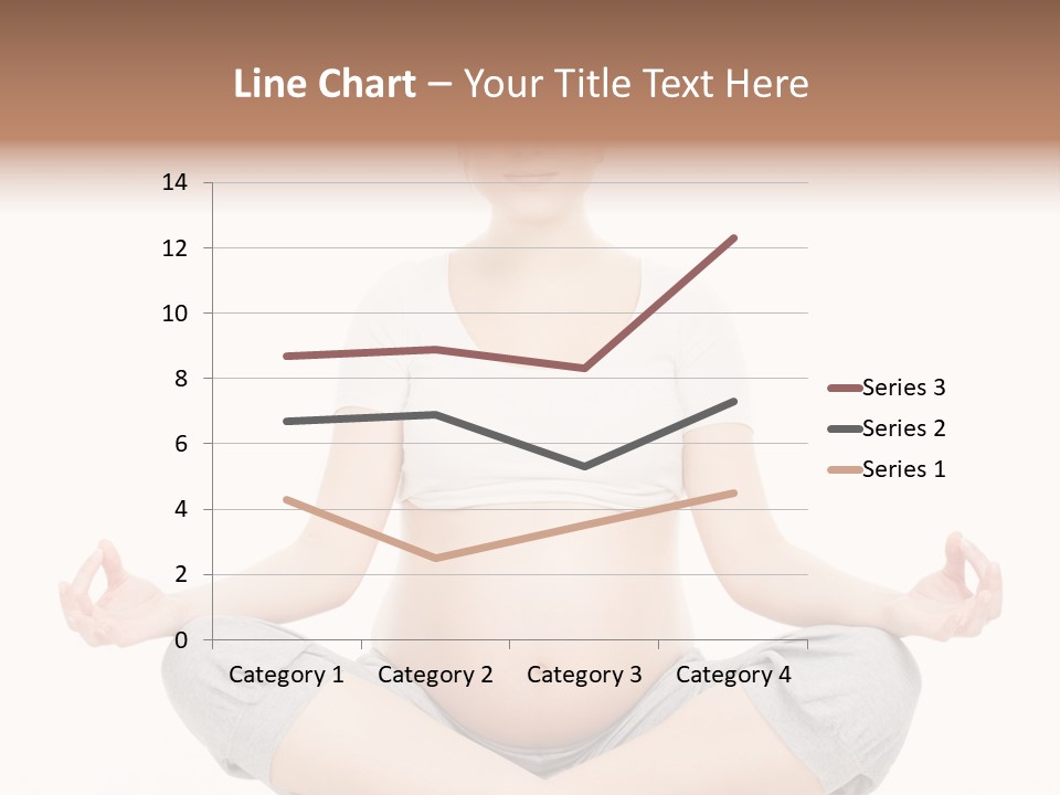 Crossed Legs Meditating Prepared PowerPoint Template