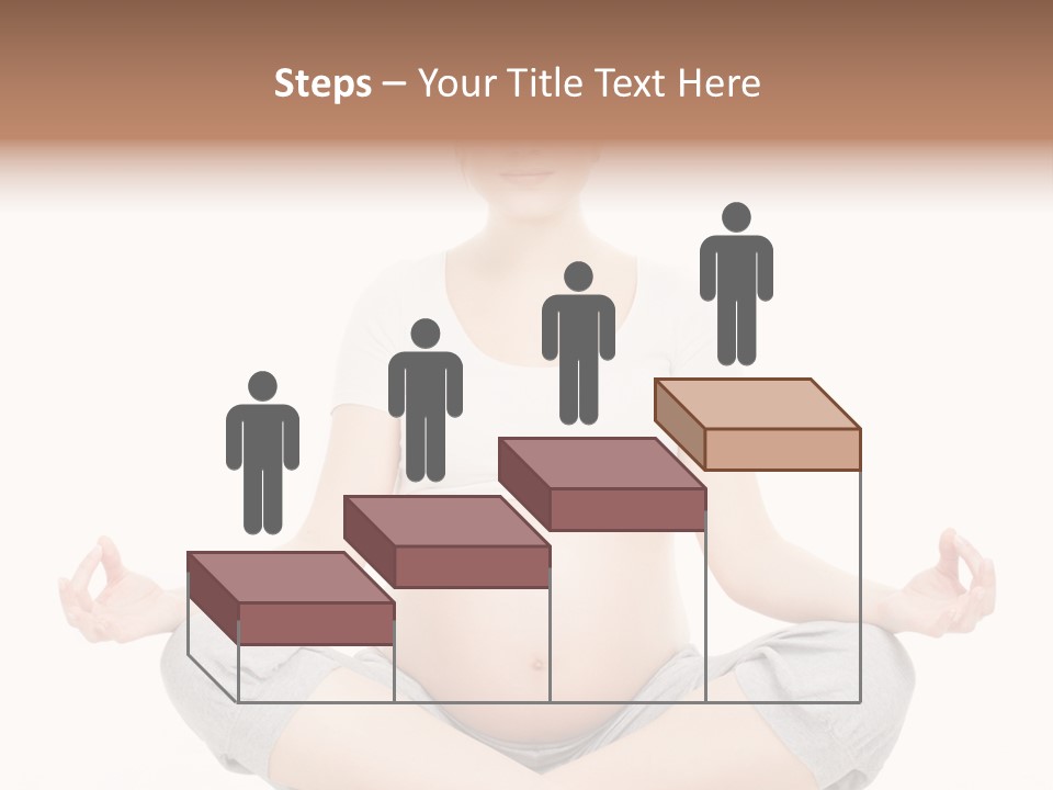 Crossed Legs Meditating Prepared PowerPoint Template