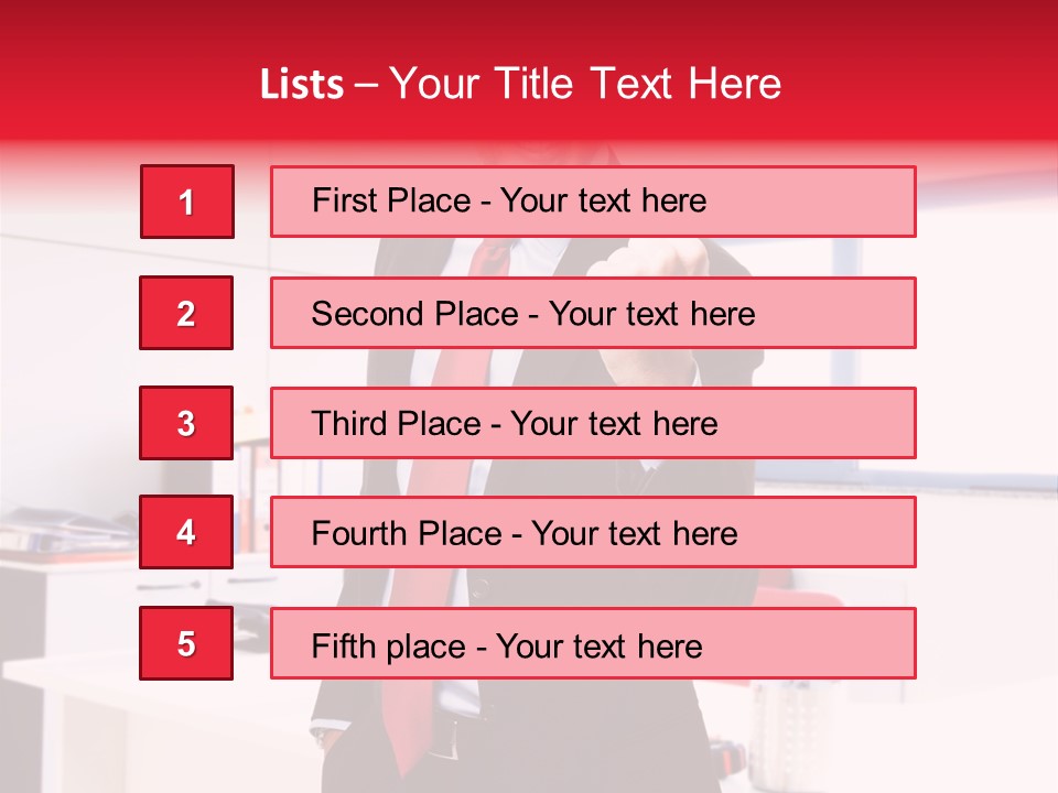 Work Manager Win PowerPoint Template