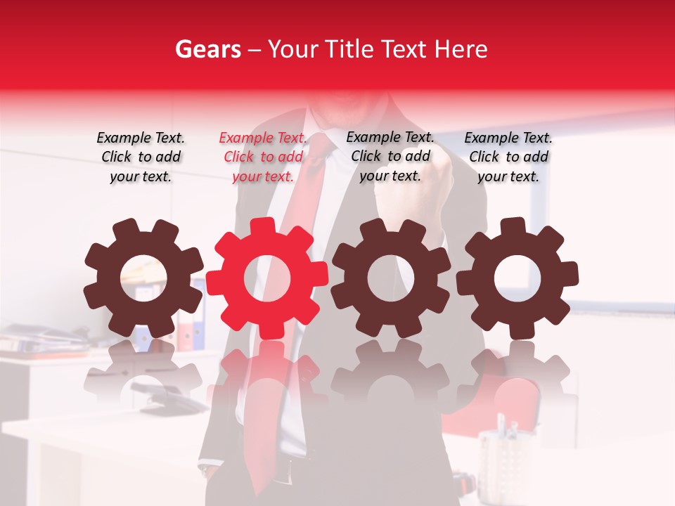 Work Manager Win PowerPoint Template