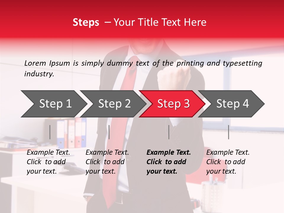 Work Manager Win PowerPoint Template