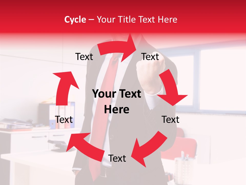 Work Manager Win PowerPoint Template