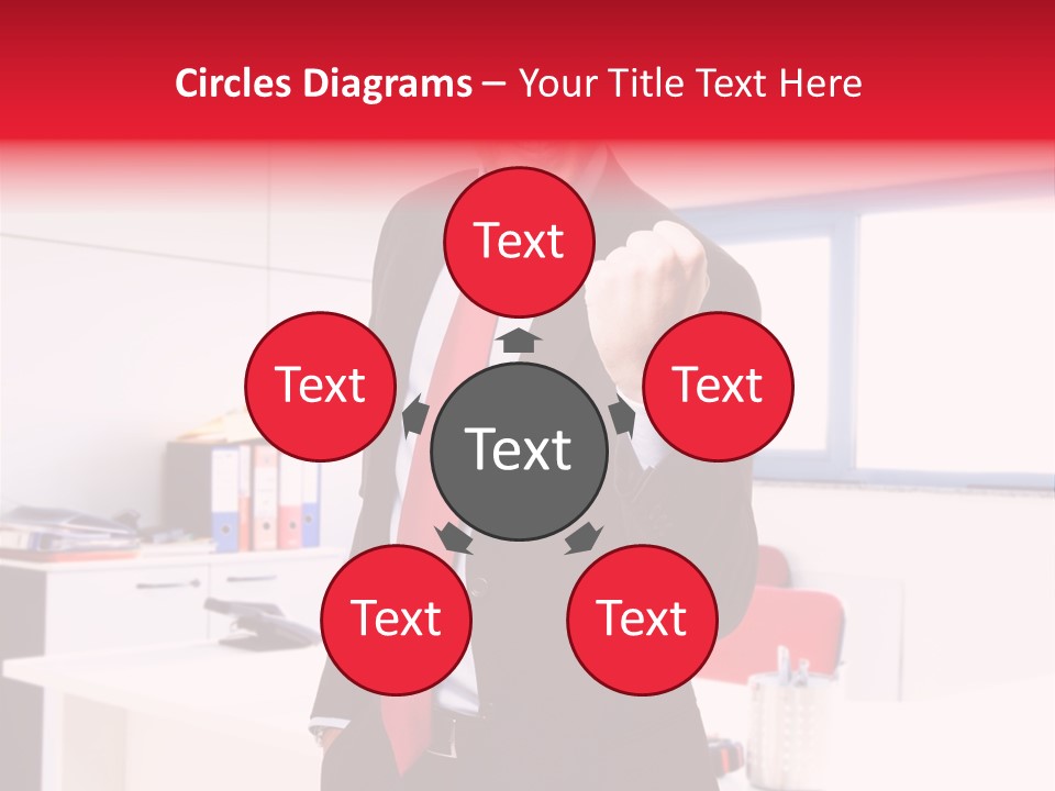 Work Manager Win PowerPoint Template