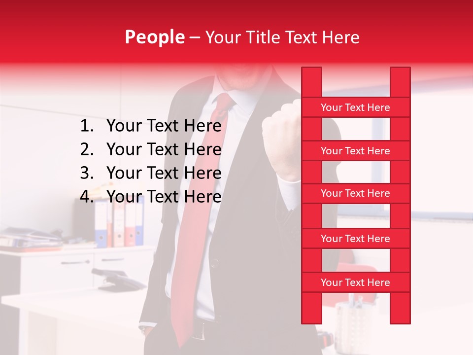 Work Manager Win PowerPoint Template