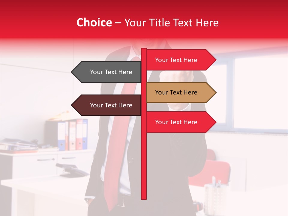Work Manager Win PowerPoint Template