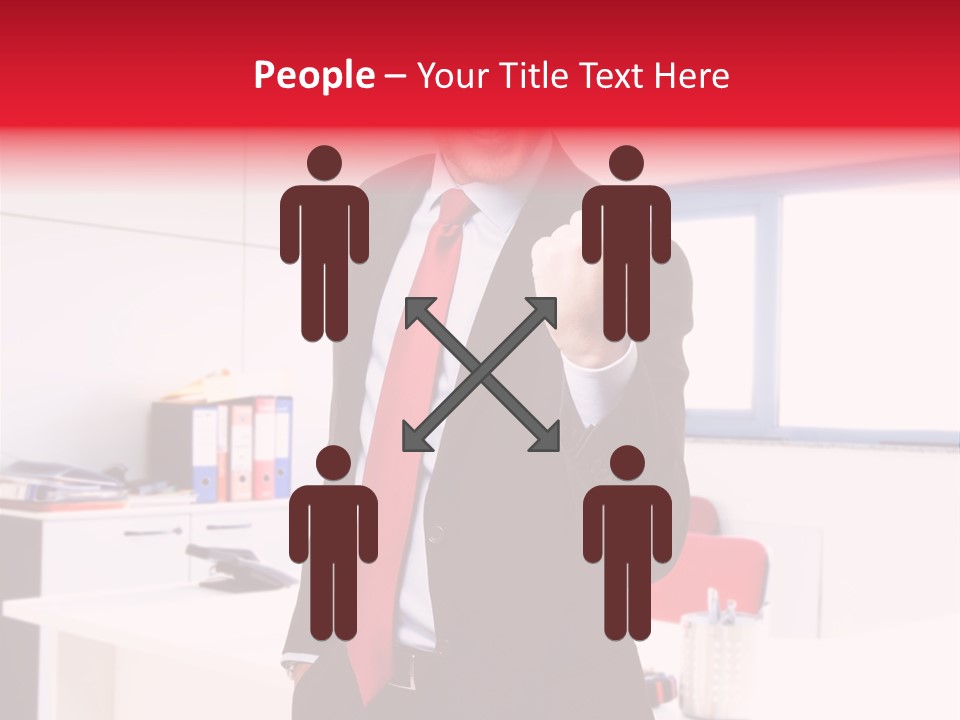 Work Manager Win PowerPoint Template