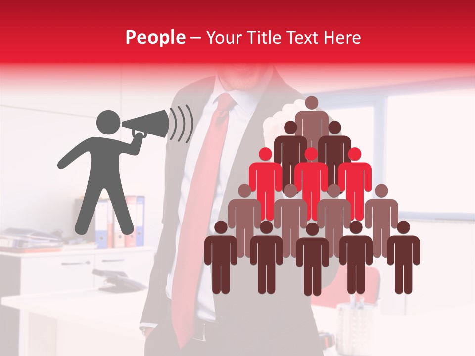 Work Manager Win PowerPoint Template