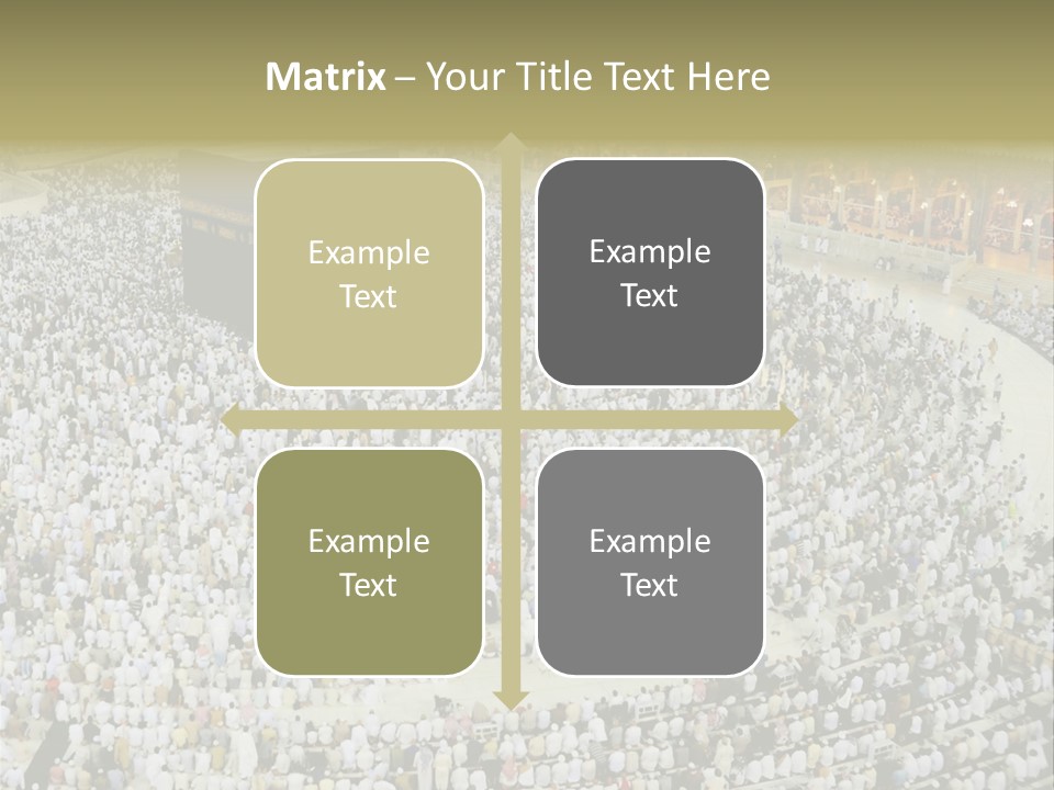Group Arabia Mekah PowerPoint Template