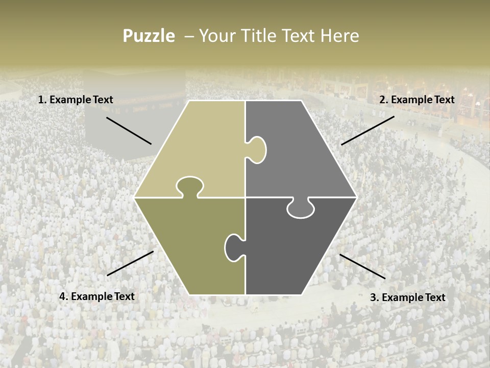 Group Arabia Mekah PowerPoint Template