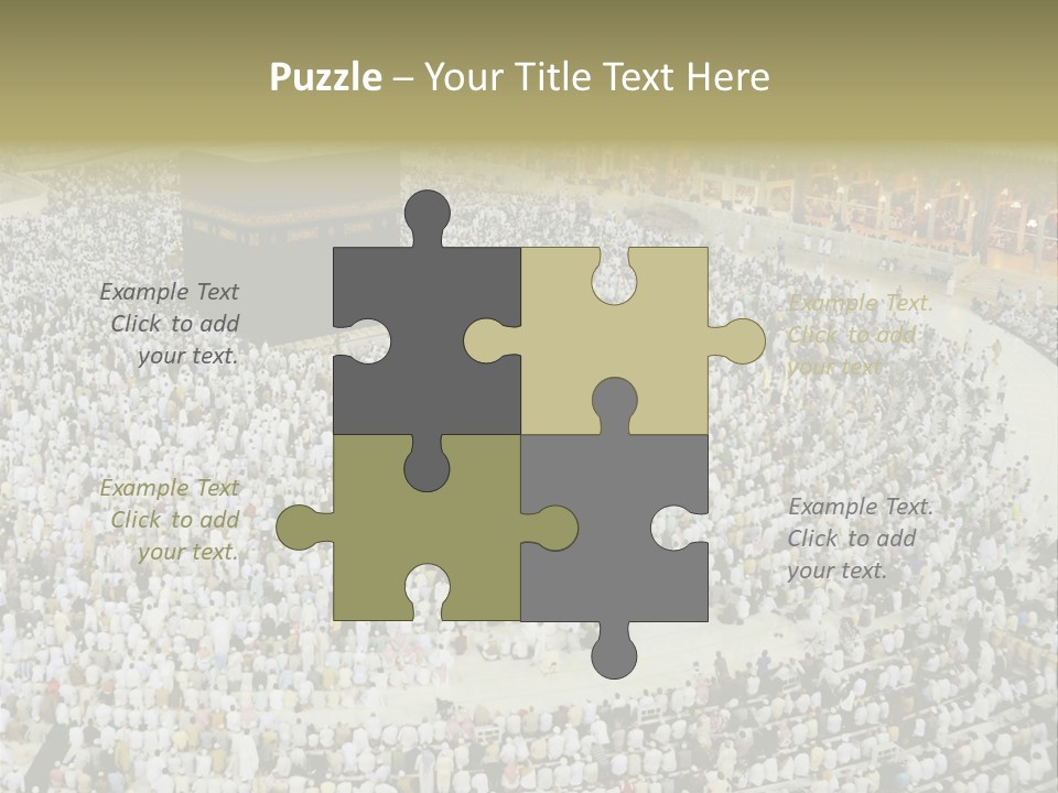 Group Arabia Mekah PowerPoint Template