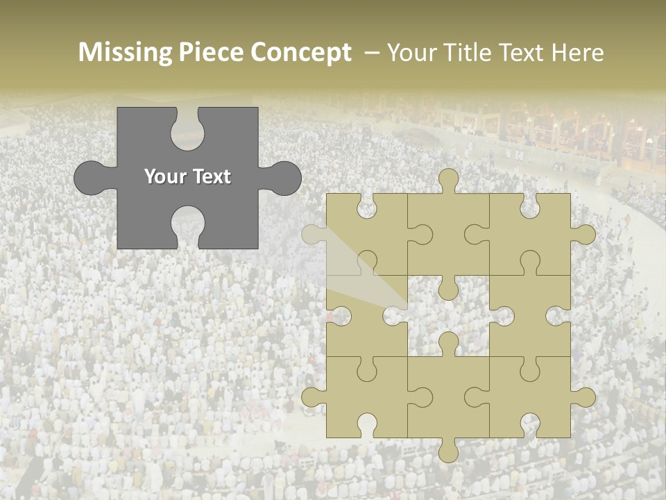 Group Arabia Mekah PowerPoint Template