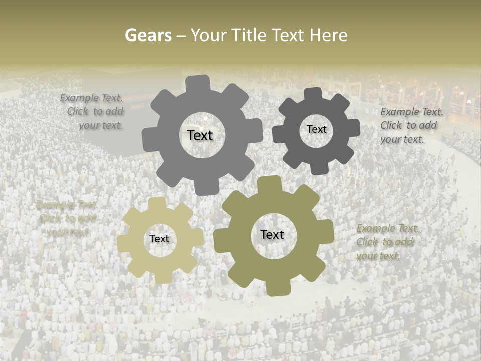 Group Arabia Mekah PowerPoint Template