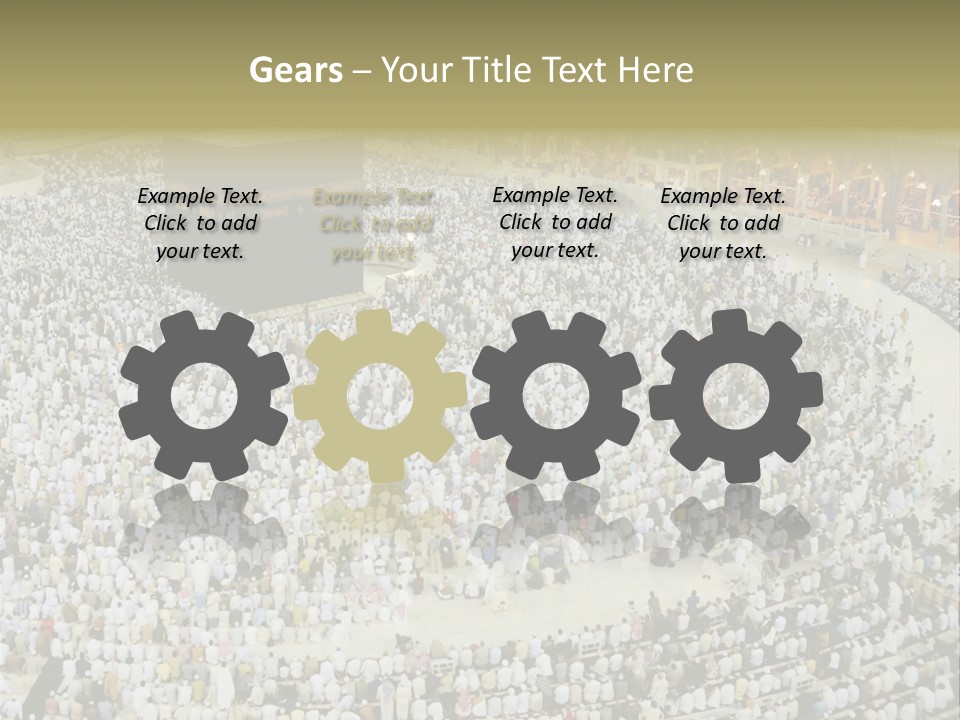 Group Arabia Mekah PowerPoint Template