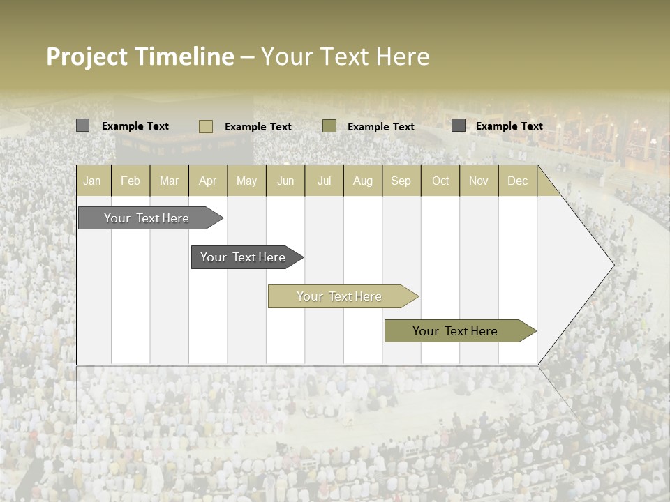 Group Arabia Mekah PowerPoint Template