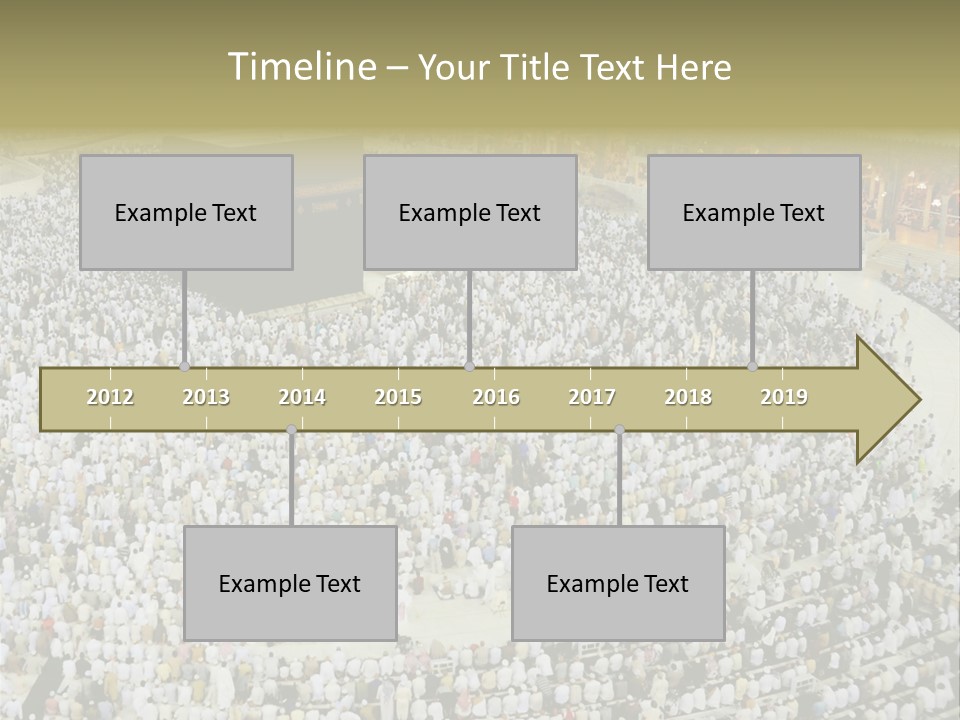 Group Arabia Mekah PowerPoint Template