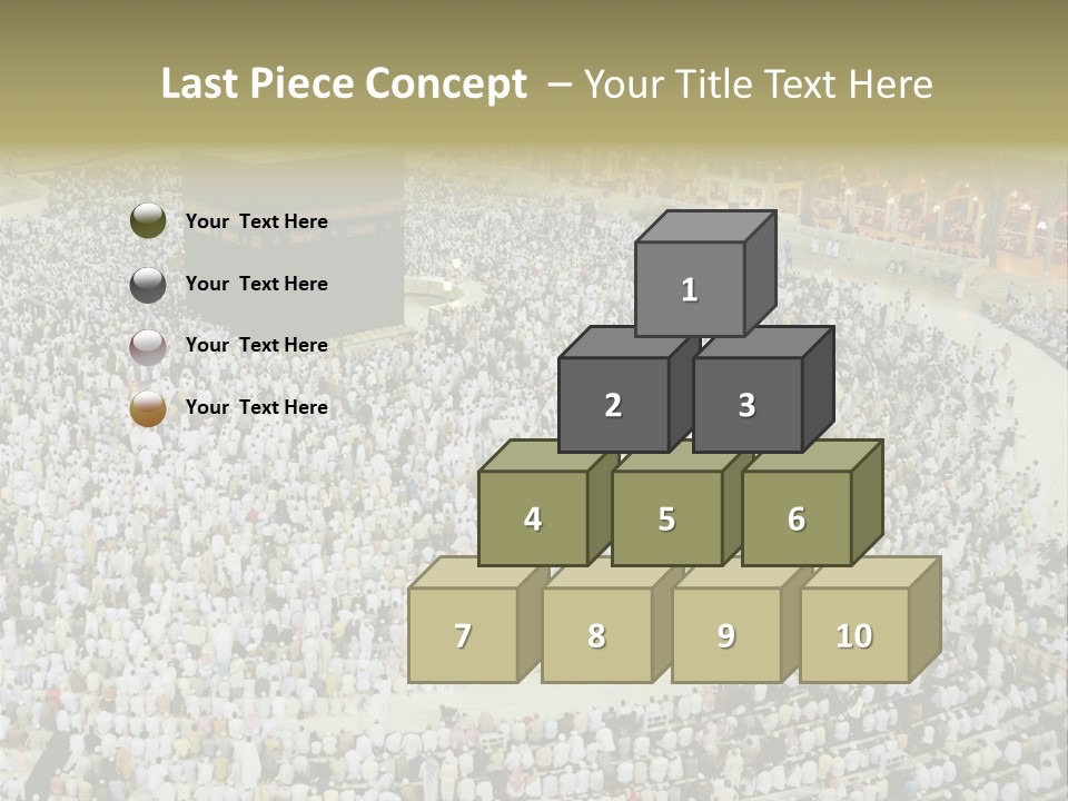 Group Arabia Mekah PowerPoint Template