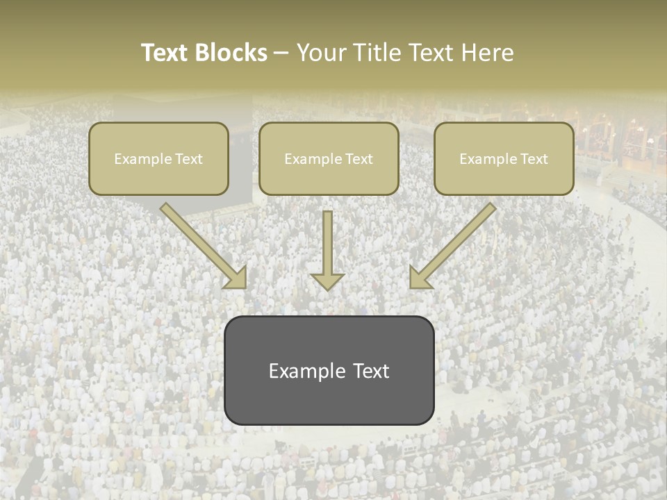 Group Arabia Mekah PowerPoint Template