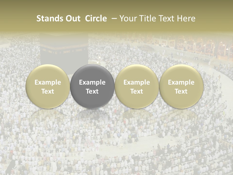 Group Arabia Mekah PowerPoint Template