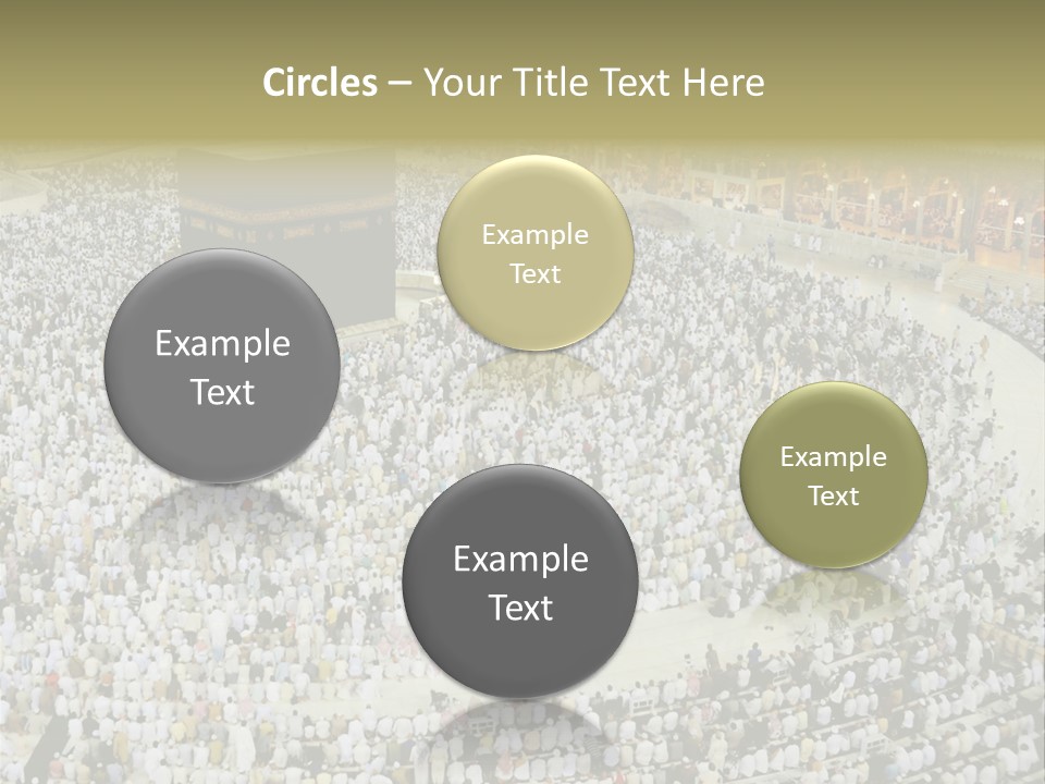 Group Arabia Mekah PowerPoint Template