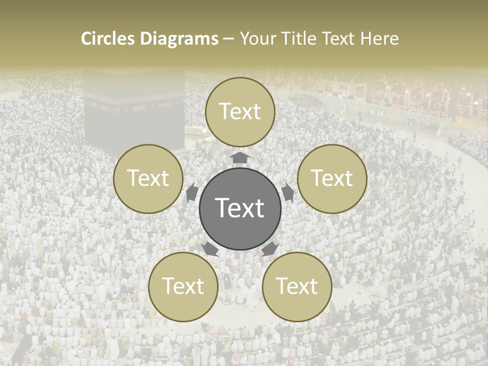Group Arabia Mekah PowerPoint Template