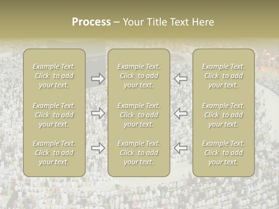 Group Arabia Mekah PowerPoint Template