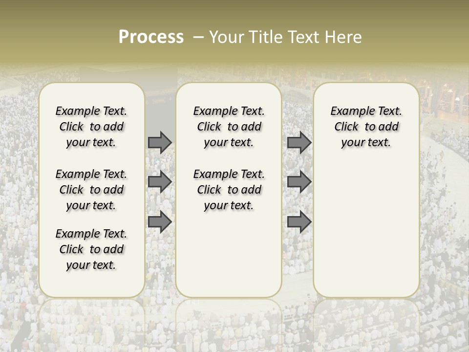Group Arabia Mekah PowerPoint Template