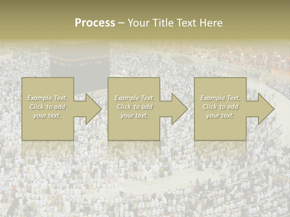 Group Arabia Mekah PowerPoint Template