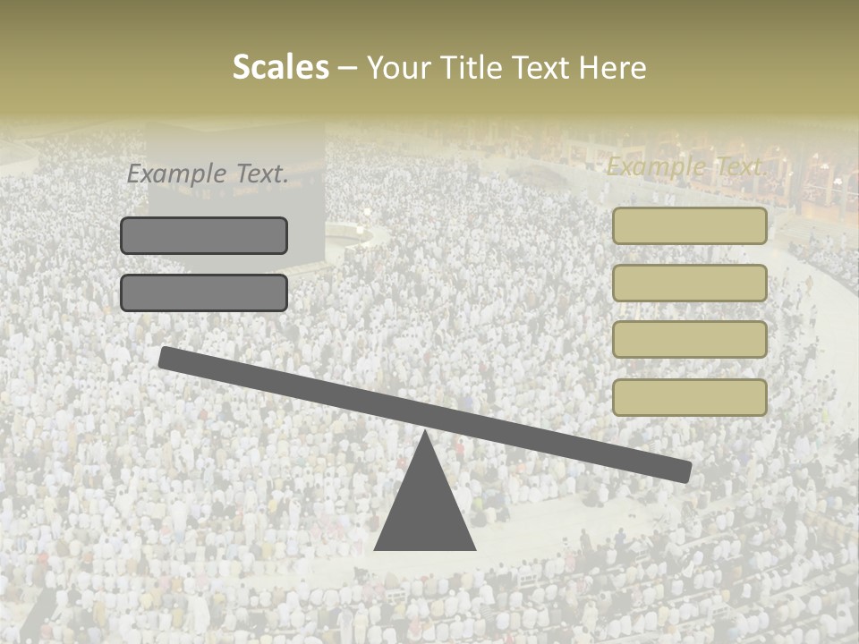 Group Arabia Mekah PowerPoint Template