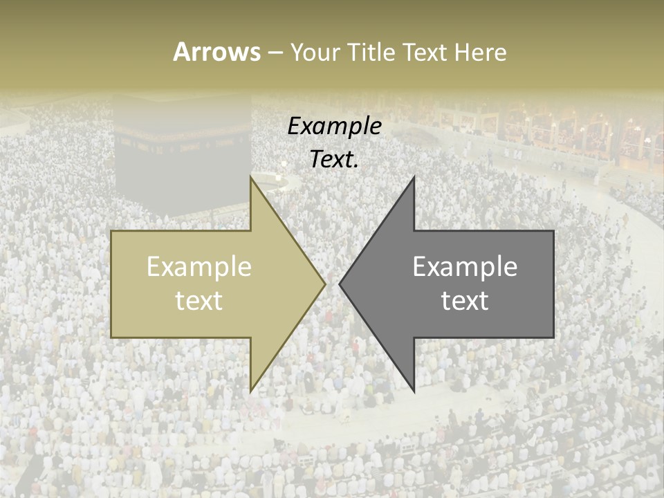 Group Arabia Mekah PowerPoint Template