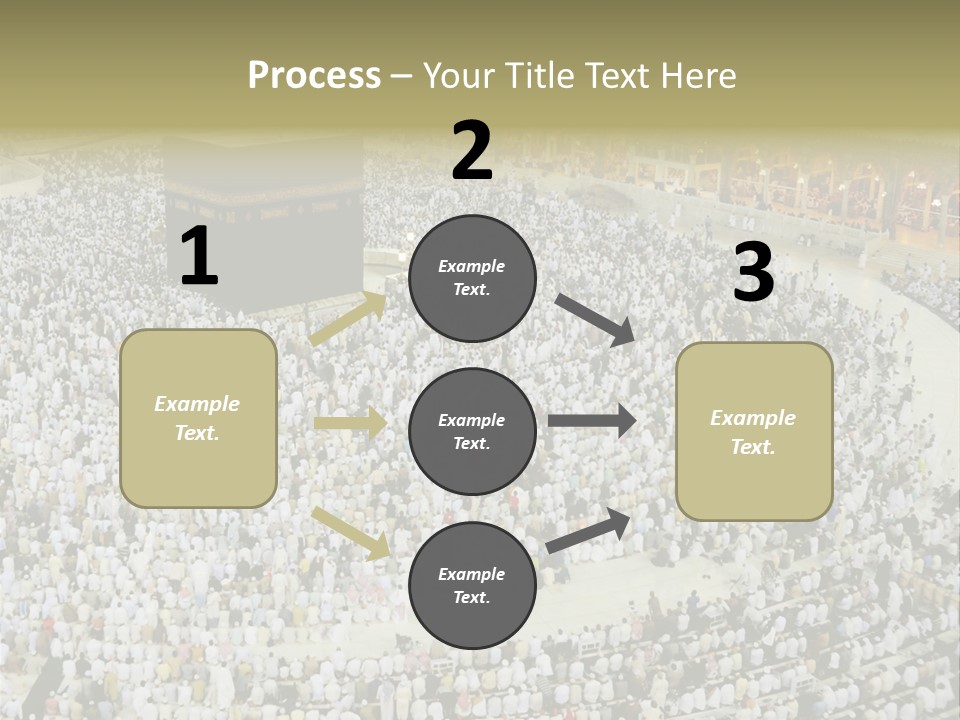 Group Arabia Mekah PowerPoint Template