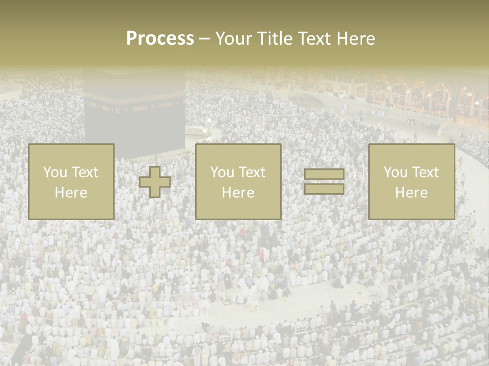 Group Arabia Mekah PowerPoint Template
