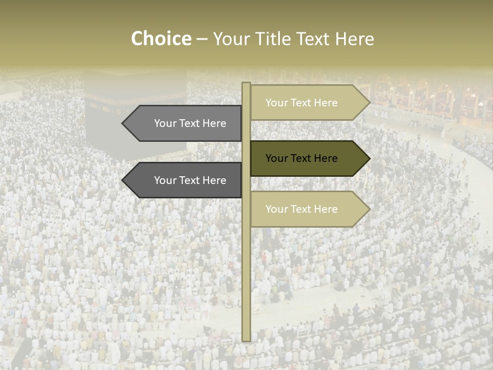 Group Arabia Mekah PowerPoint Template