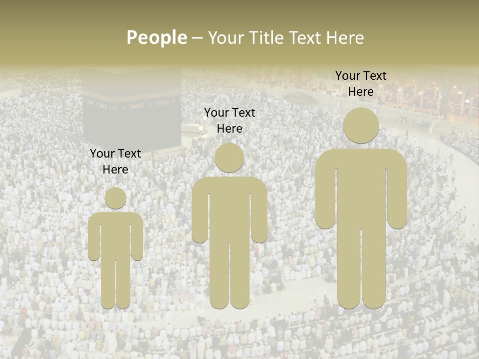 Group Arabia Mekah PowerPoint Template
