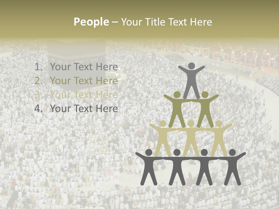 Group Arabia Mekah PowerPoint Template