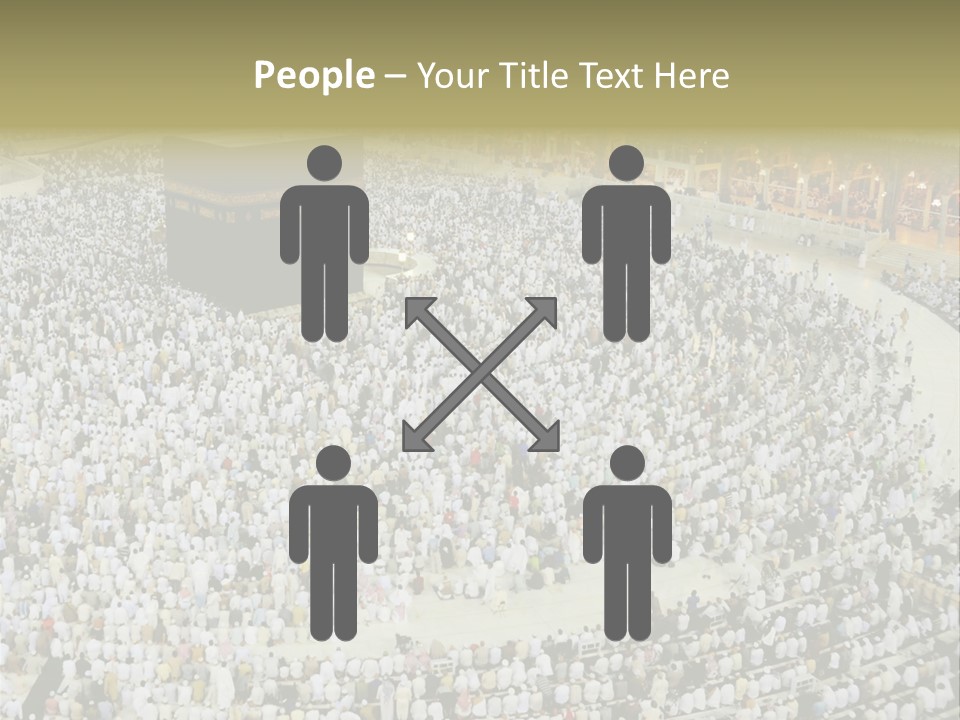 Group Arabia Mekah PowerPoint Template
