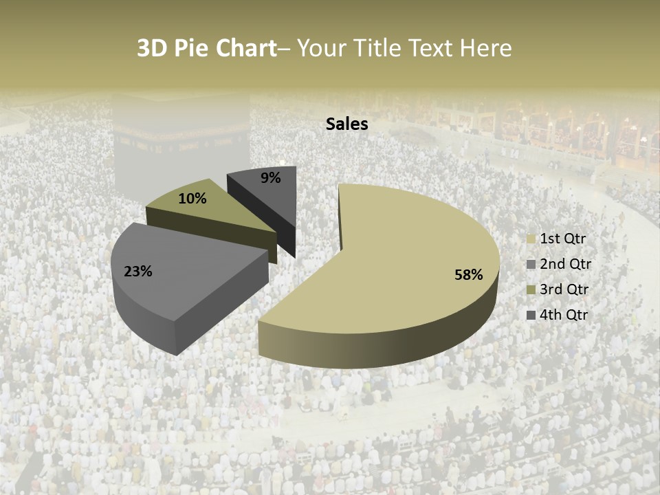 Group Arabia Mekah PowerPoint Template