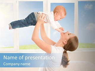 Indoor Window Joyful PowerPoint Template