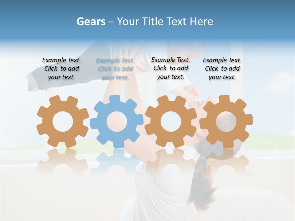 Indoor Window Joyful PowerPoint Template