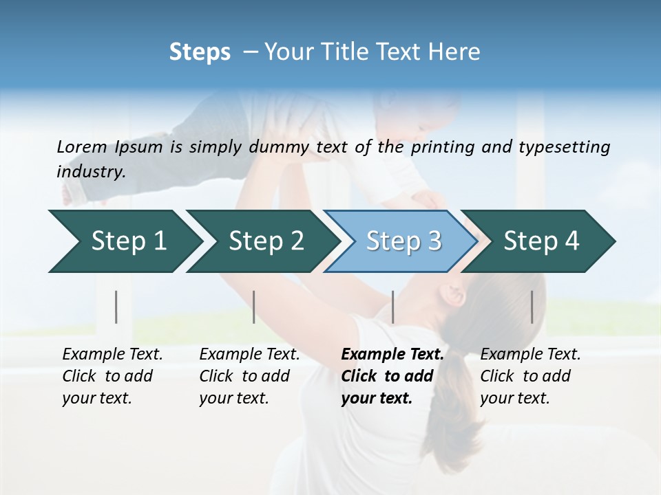Indoor Window Joyful PowerPoint Template