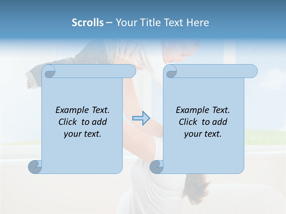 Indoor Window Joyful PowerPoint Template