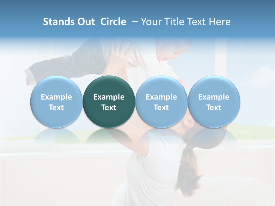 Indoor Window Joyful PowerPoint Template