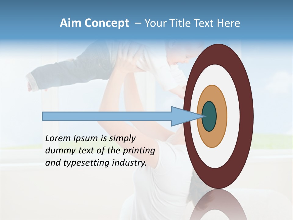 Indoor Window Joyful PowerPoint Template