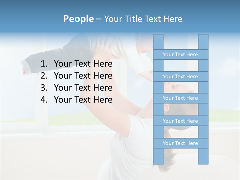 Indoor Window Joyful PowerPoint Template