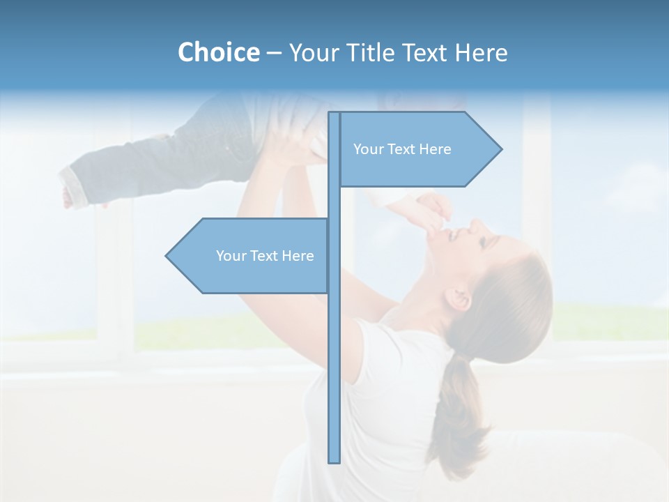 Indoor Window Joyful PowerPoint Template