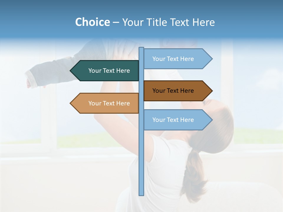 Indoor Window Joyful PowerPoint Template