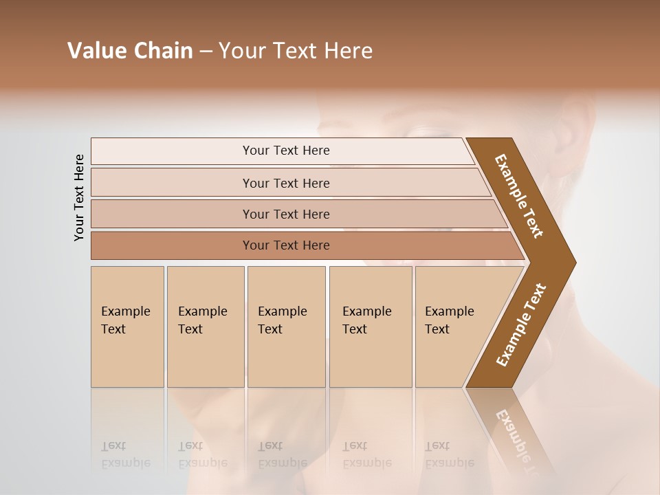 Smiling Person Pampering PowerPoint Template
