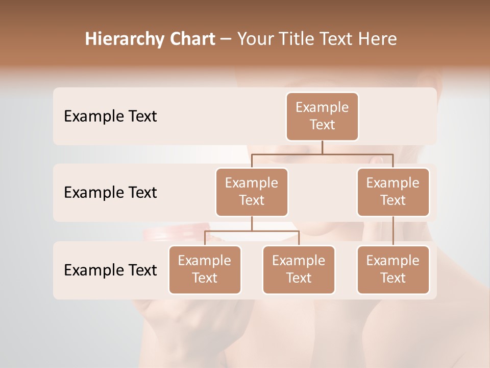Smiling Person Pampering PowerPoint Template