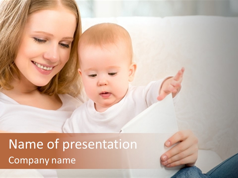 Mom Education Fun PowerPoint Template